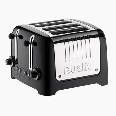 Dualit Lite 4 Slice Toaster Gloss Black (6892234899514)