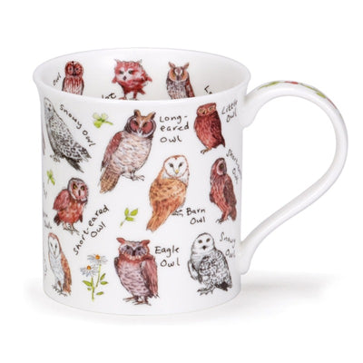 Dunoon Bute Owls Birdlife Mug 0.3L (2368264699962)