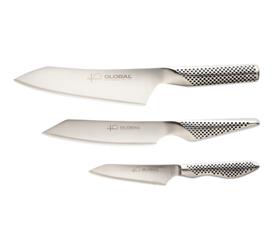 Global G-458110 AN 40th Anniversary 3 Piece Knife Set (14810078937466)