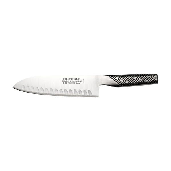 Global G-80 Fluted Santoku Knife 18cm