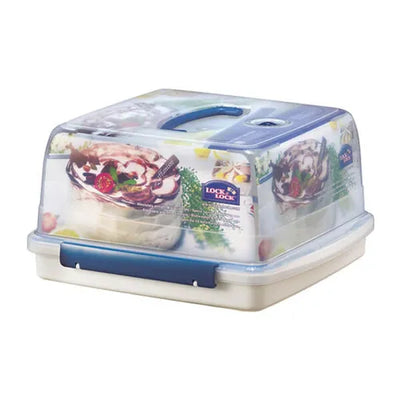 Lock & Lock Classic Square Cake Carrier 12.6L (15294290526586)