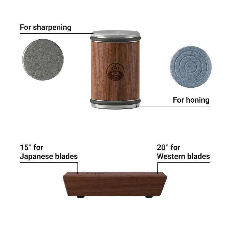 HORL 2 Knife Sharpener Walnut (7319597613114) (7319612817466) (7319618945082) (7320996905018)