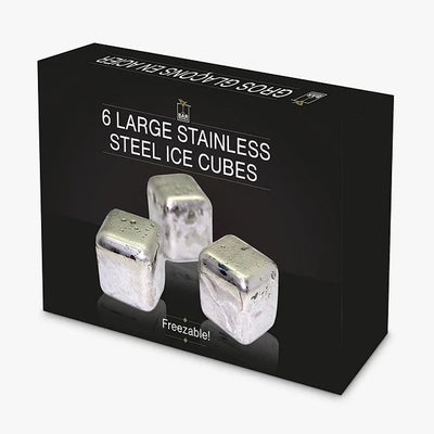 jeray large stainless steel ice cubes (7135070879802)