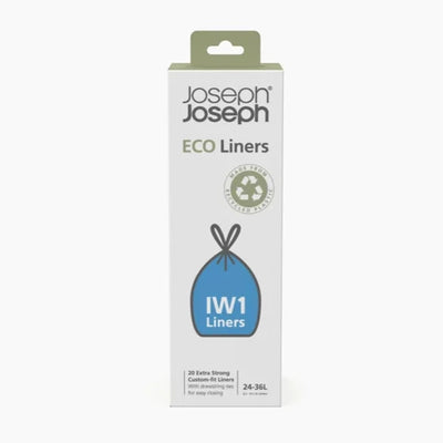 JosephJoseph IW1 Eco Liners 24-36L Grey (Pack of 20) (6870247604282)