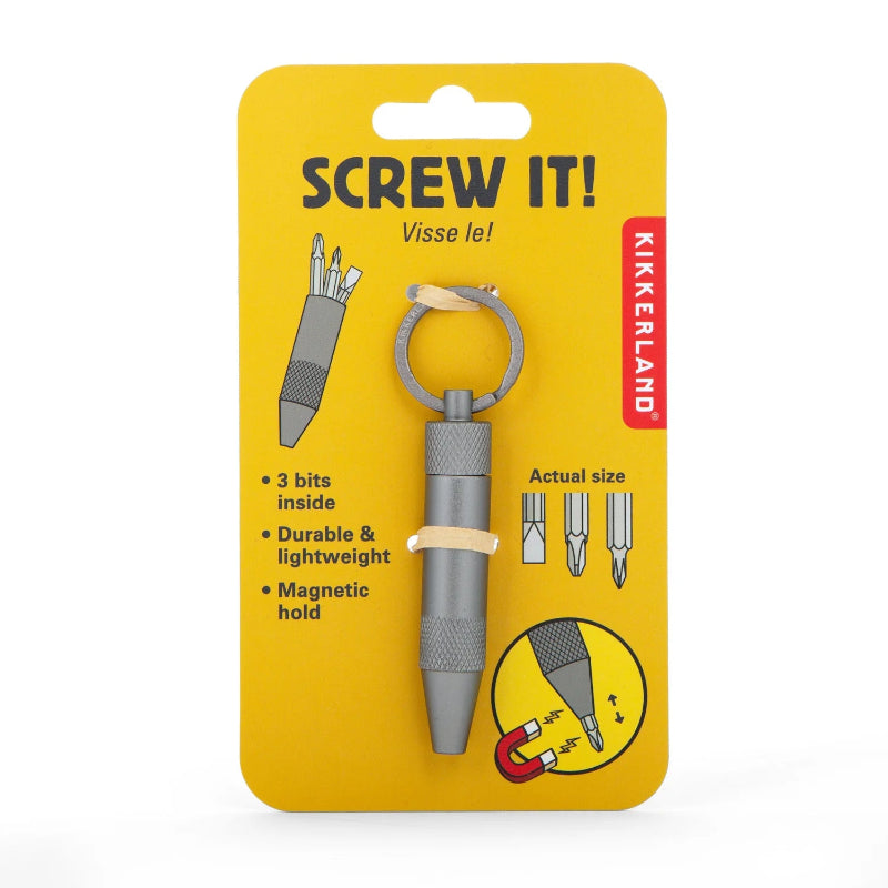 Kikkerland Mini Screwdriver Keyring