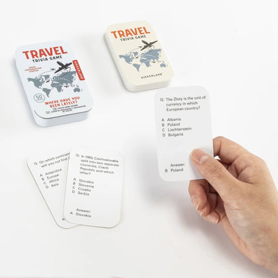 Kikkerland Travel Trivia Game
