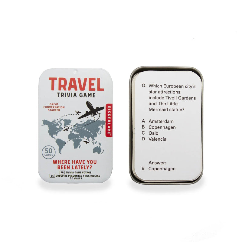 Kikkerland Travel Trivia Game