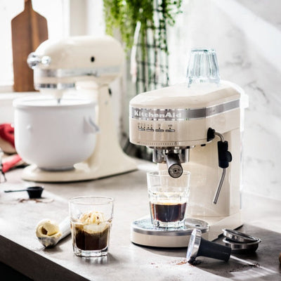 KitchenAid Artisan Semi Automatic Espresso Machine Almond Cream (6892252201018)