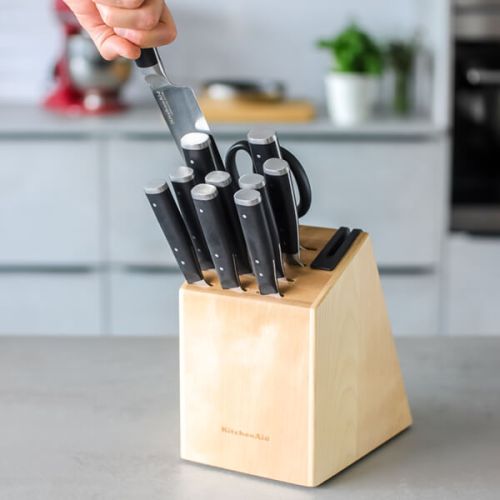 KitchenAid Gourmet Knife Block Set (11pc) (023108) (7311021211706)