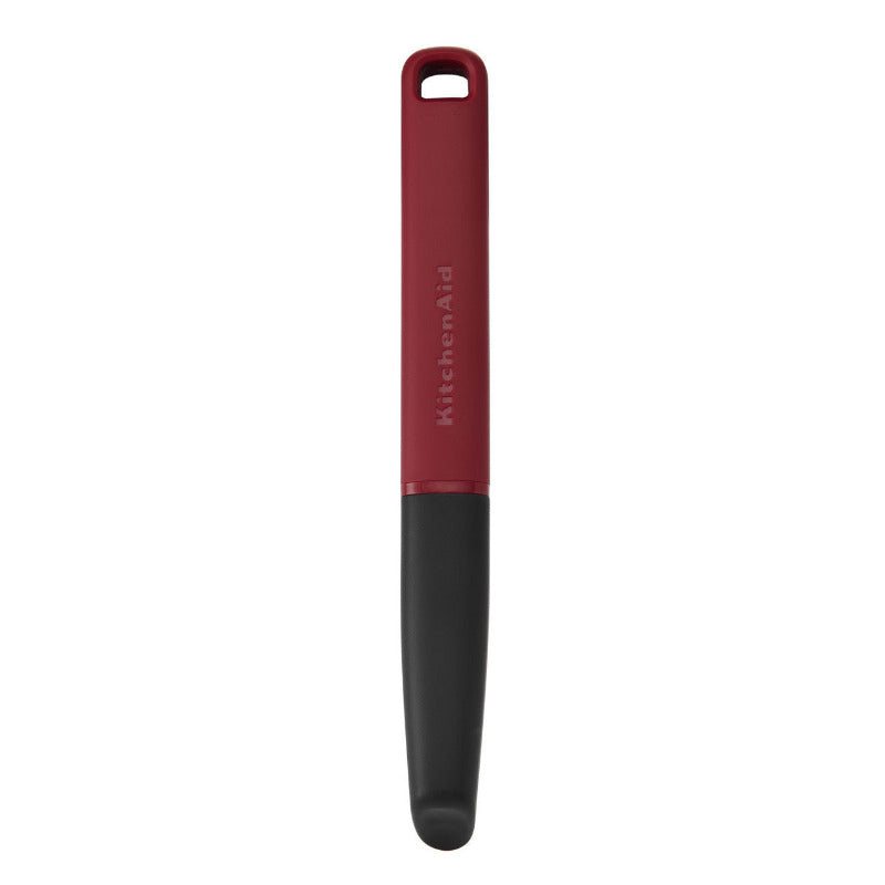 Red and black kitchen tool with &