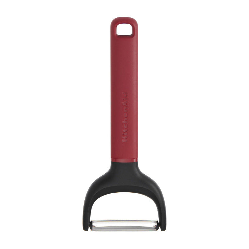 Red and black peeler with &
