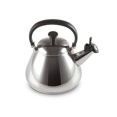 Le Creuset Kone Kettle with Fixed Whistle 1.6L Stainless Steel (4523776376890)