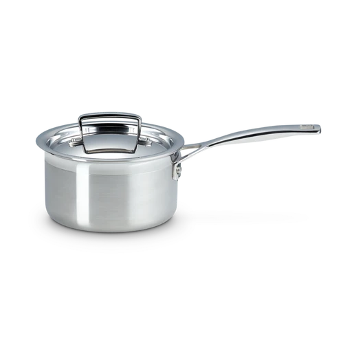 Le Creuset 3-ply Stainless Steel Saucepan and Lid (2461967843386)