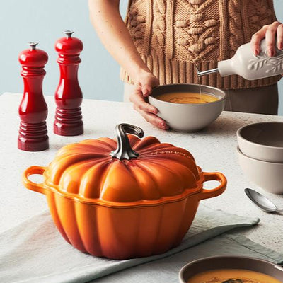 Le Creuset Pumpkin Casserole Volcanic (6892255903802)