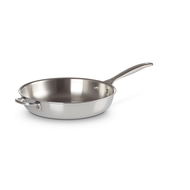 Le Creuset Signature Stainless Steel Uncoated Frying Pan 28cm (7319378067514)