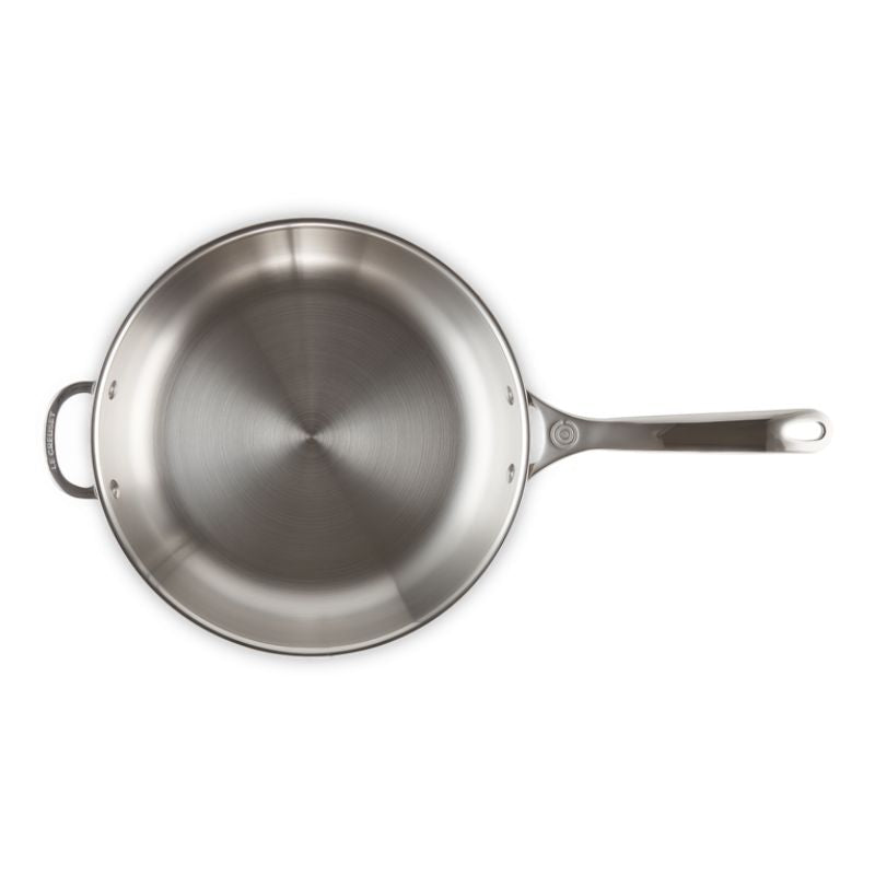 Le Creuset Signature Stainless Steel Uncoated Frying Pan 28cm (7319378067514)