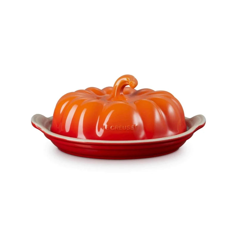 Le Creuset Pumpkin Butter Dish (165187) (7311019376698)