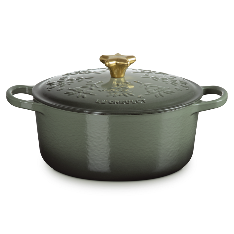 Le Creuset Cast Iron Noel Round Casserole 24cm