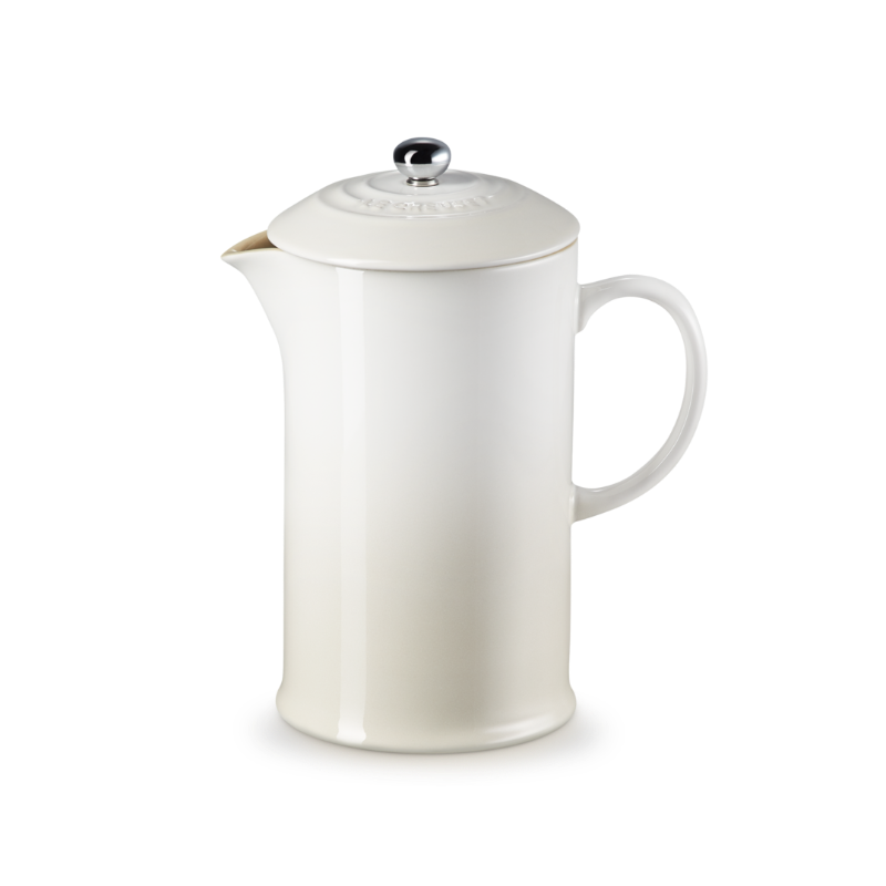 Le Creuset Stoneware Cafetiere with Metal Press 1L