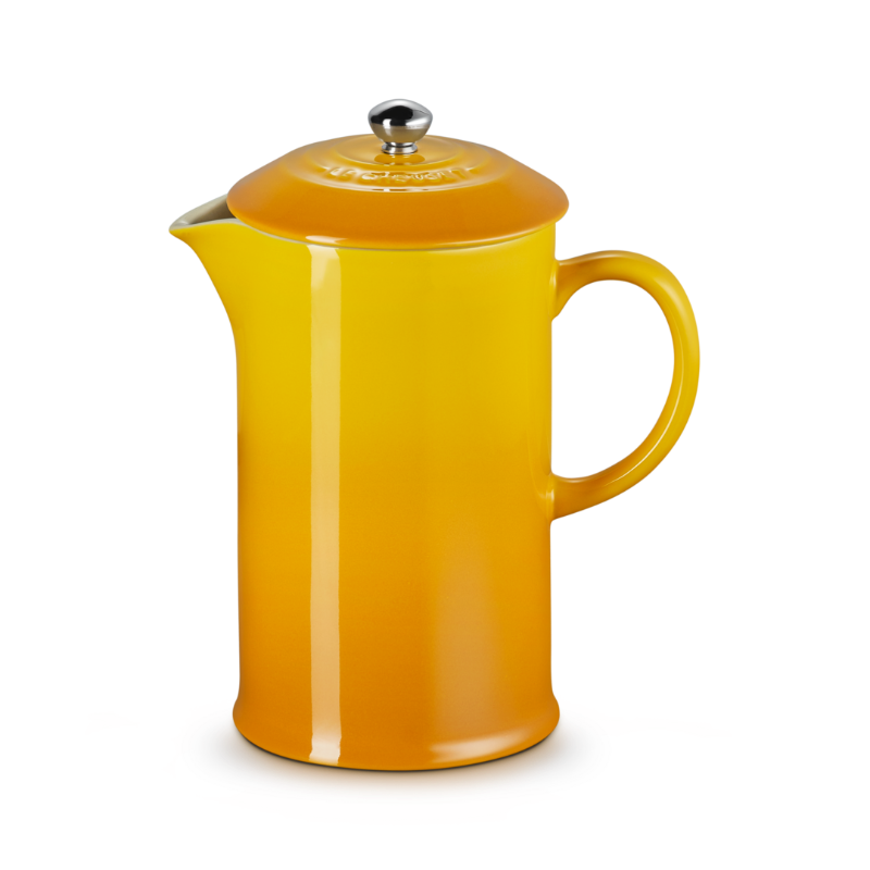 Le Creuset Stoneware Cafetiere with Metal Press 1L
