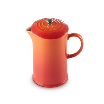 Le Creuset Stoneware Cafetiere with Metal Press 1L