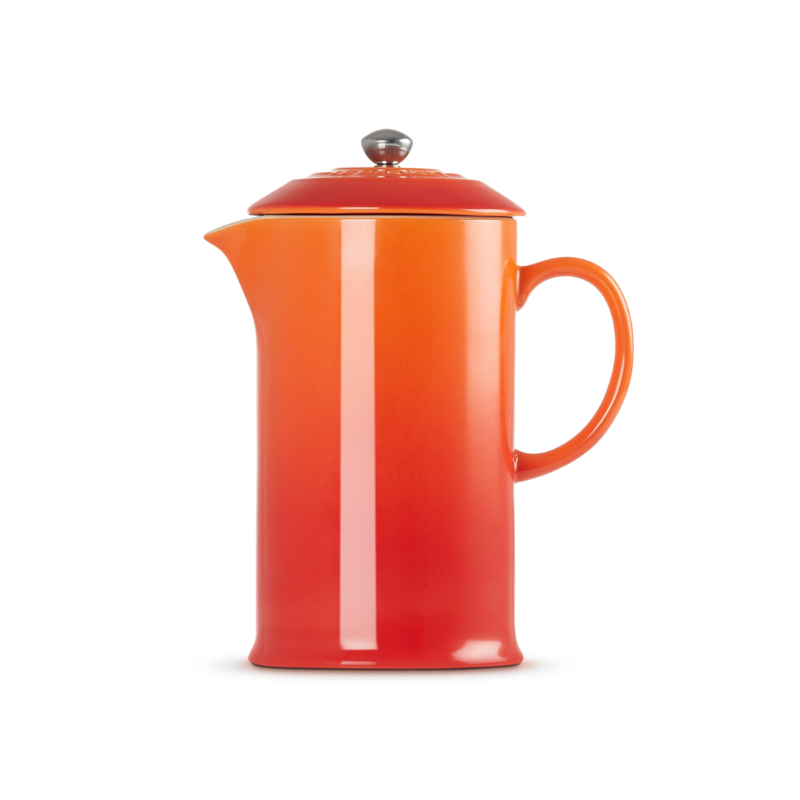 Le Creuset Stoneware Cafetiere with Metal Press 1L