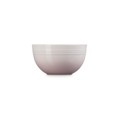 Purple ceramic bowl on a white background