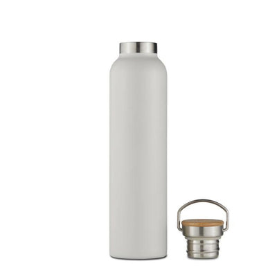 Natural Life Bottle with Bamboo Lid 750ml Stone (7084041699386)