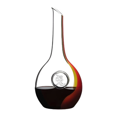 Riedel Decanter Chinese Zodiac Rabbit Red/Yellow (8486493356254) (7276233621562)