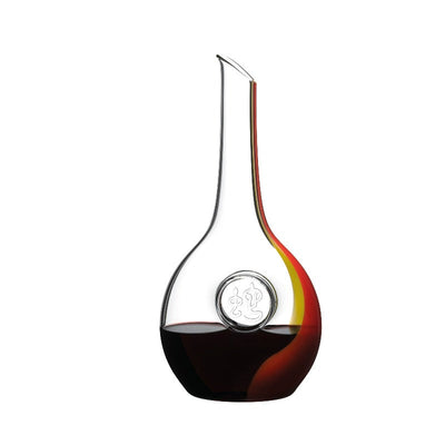 Riedel Decanter Chinese Zodiac Snake Red/Yellow (8486442369246) (7276233588794)