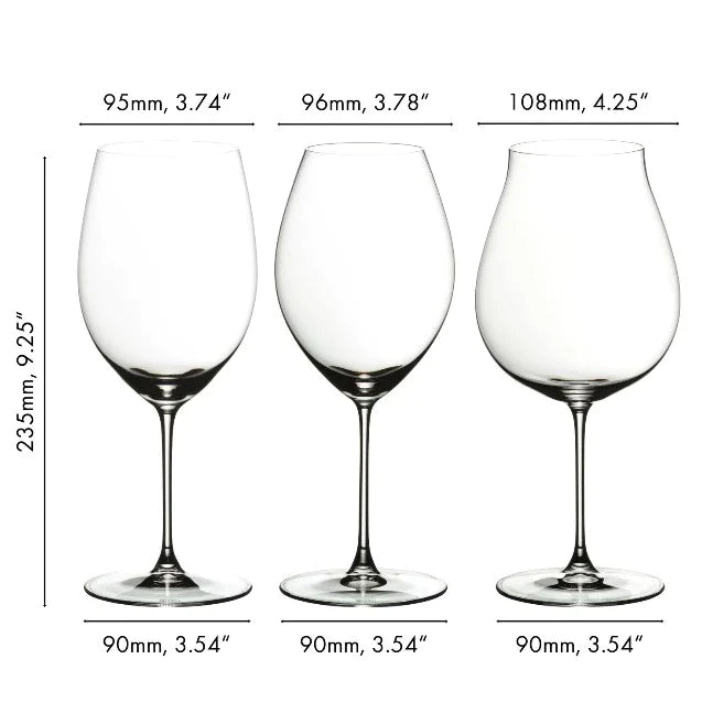 Riedel Veritas Tasting Set Red Wine Glasses (Set of 3) (8159421694174) (7122617237562)