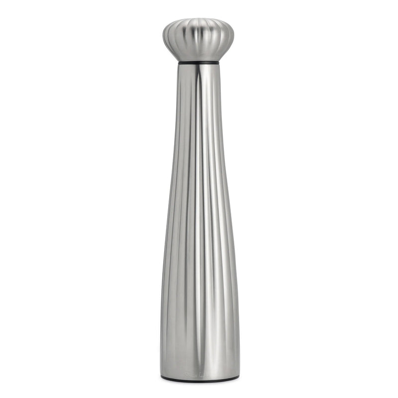 Robert Welch Palm Satin Pepper Mill Large Stainless Steel & Black