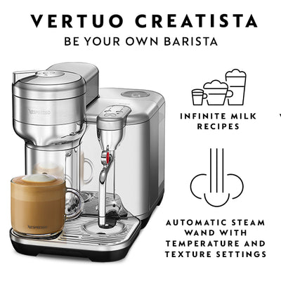 Sage: Creatista Vertuo Stainless Steel Coffee Machine (7300060217402)