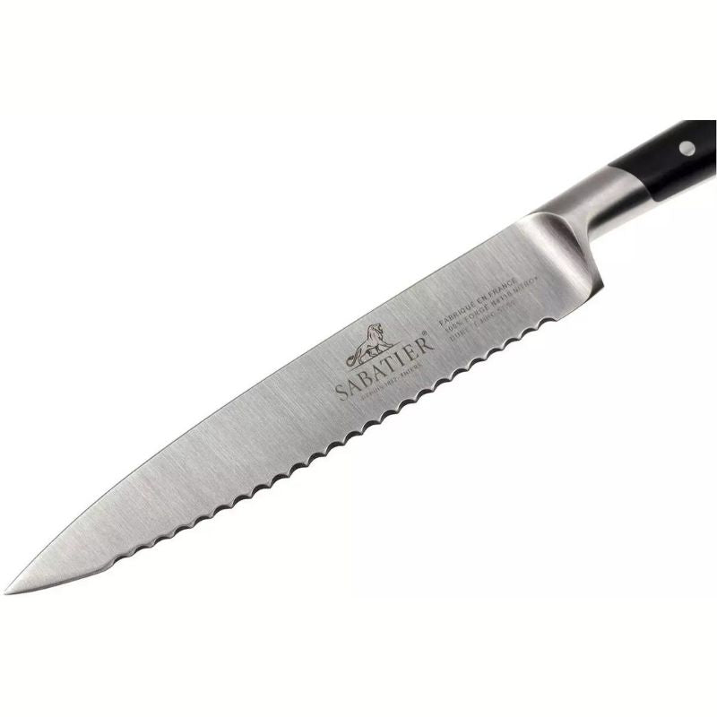 Sabatier Edonist Serrated Utility Knife Black 12cm (7161792036922)