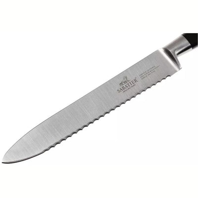 Sabatier Ideal Serrated Utility Knife Brass Rivets 12cm (7161792331834)
