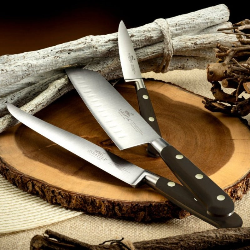 Lion Sabatier Ideal Paring Knife Brass Rivets 10cm – Art of Living Cookshop