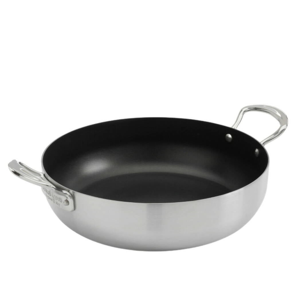 Samuel Groves Classic Non-Stick Stainless Steel Triply Chefs Pan with ...