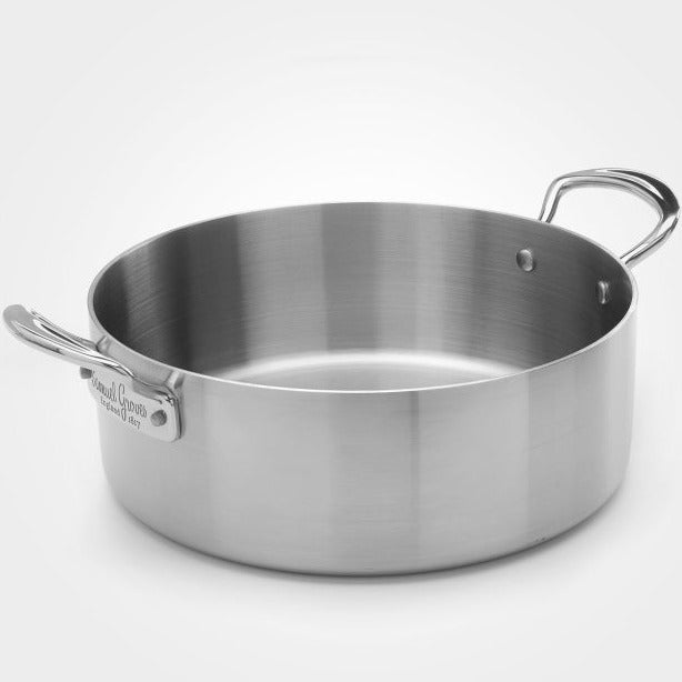 Samuel Groves Classic Stainless Steel Triply Sautepan with Side Handles & Lid 26cm (361301) (7208840691770)