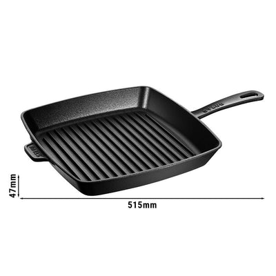 Staub Cast Iron American Grill Square 30cm Black (14849094418810)