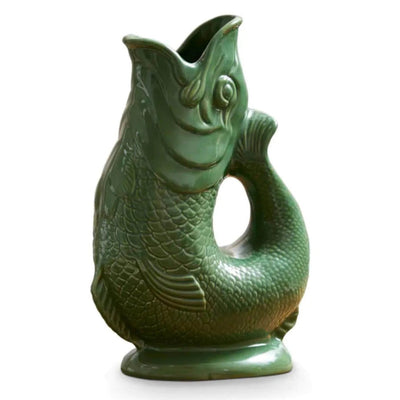 Wade Earthenware Fish Gluggle Jug Large (15160107073914) (15160272912762)