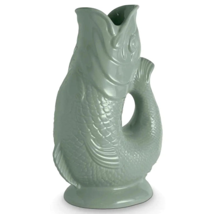 Wade Earthenware Fish Gluggle Jug Large (15160107073914) (15160272912762)