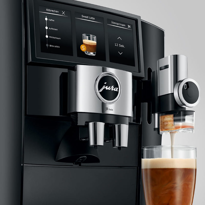 Jura J8 Twin Coffee Machine Diamond Black