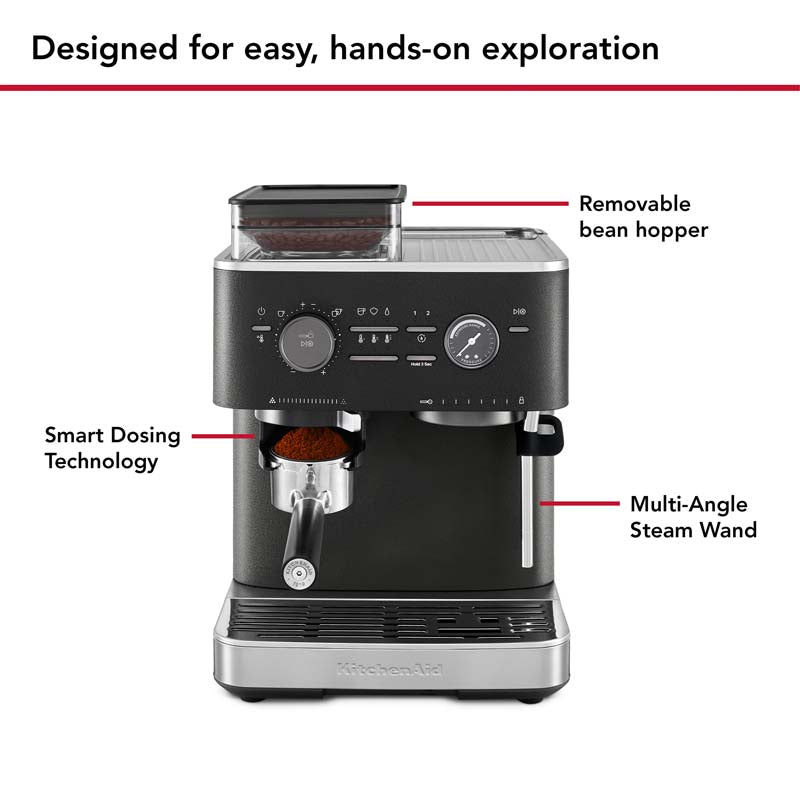 KitchenAid Semi Automatic Espresso Machine with Burr Grinder Stainless Steel (Copy) (14806586655098)