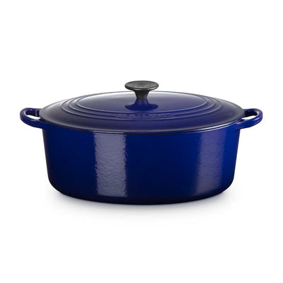 Le Creuset Classic Cast Iron Oval Casserole 31cm Indigo (14850030928250)