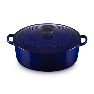 Le Creuset Classic Cast Iron Oval Casserole 31cm Indigo (14850030928250)