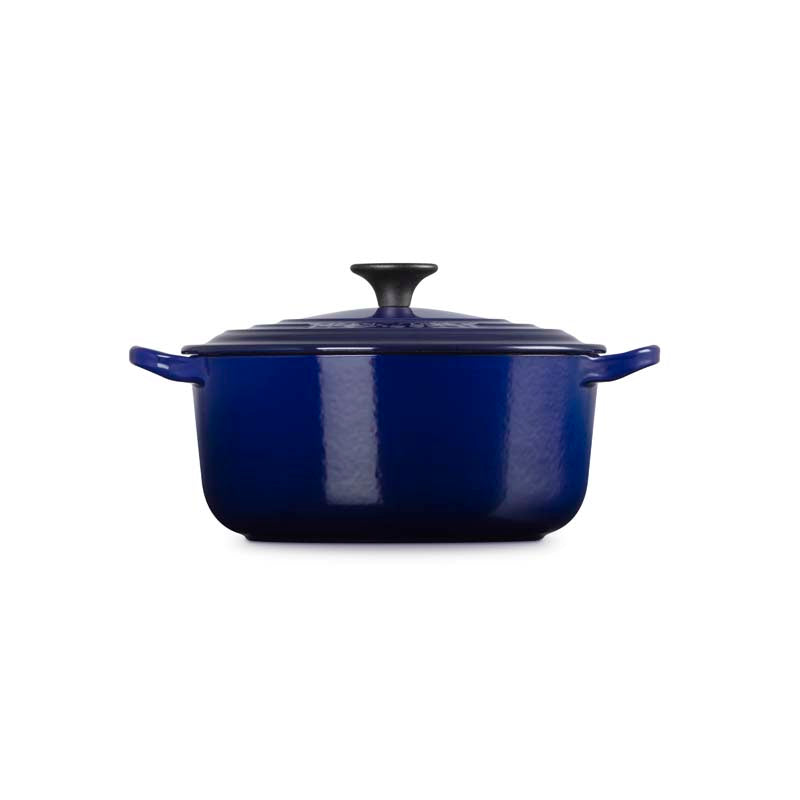 Le Creuset Classic Cast Iron Round Casserole Indigo (14849996685690)