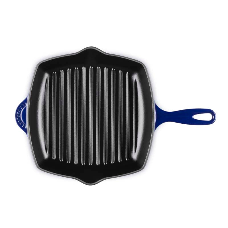 Le Creuset Signature Cast Iron Square Grillit 26cm Indigo (14806571647354)