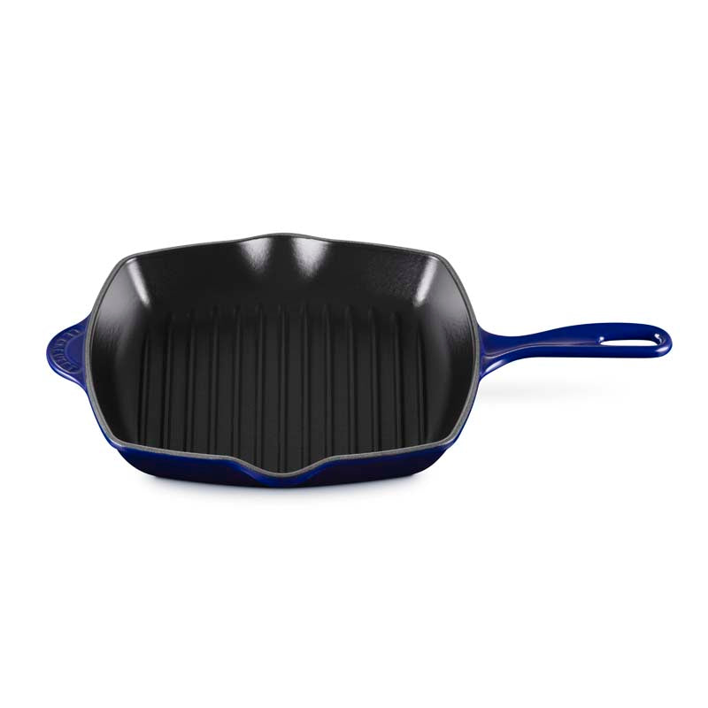 Le Creuset Signature Cast Iron Square Grillit 26cm Indigo (14806571647354)