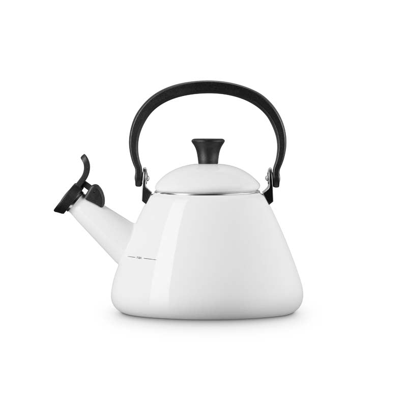 Le Creuset Kone Kettle with Fixed Whistle 1.6L White (7311017967674)