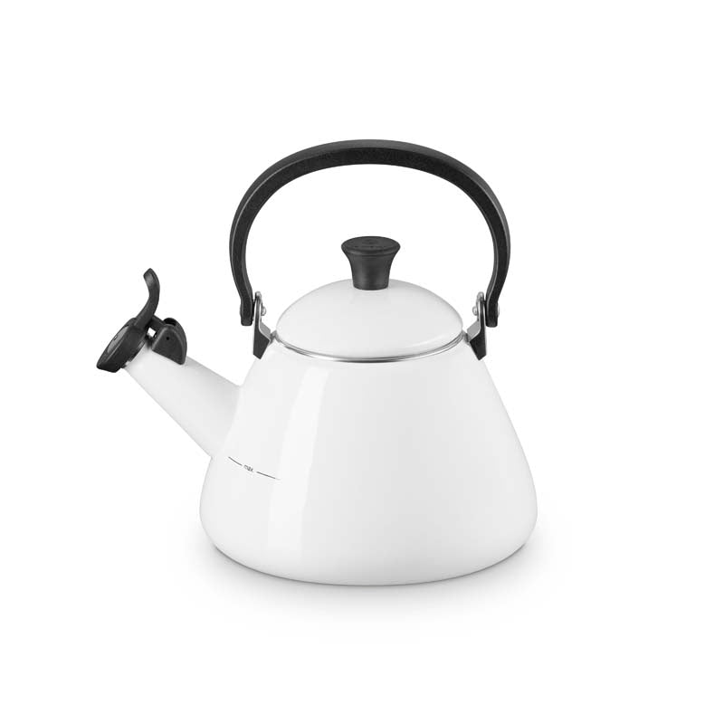 Le Creuset Kone Kettle with Fixed Whistle 1.6L White (7311017967674)